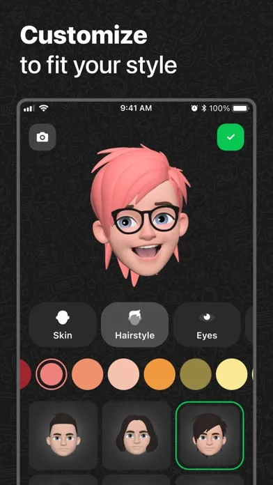 ภาพหน้าจอของ Avatar Maker: AI Face Stickers