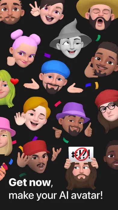 ภาพหน้าจอของ Avatar Maker: AI Face Stickers