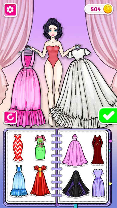 Paper Doll DIY Dress Up Games应用截图