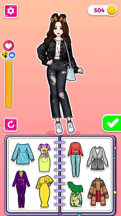 Paper Doll DIY Dress Up Games应用截图