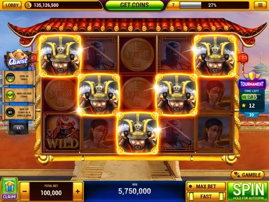 Magic Slots Casino 777 Jackpot iPad  Screenshots