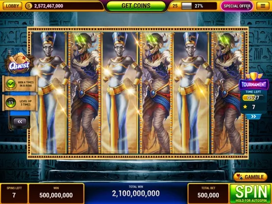 Magic Slots Casino 777 Jackpot iPad  Screenshots