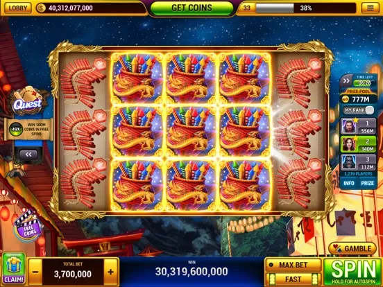 Magic Slots Casino 777 Jackpot iPad  Screenshots