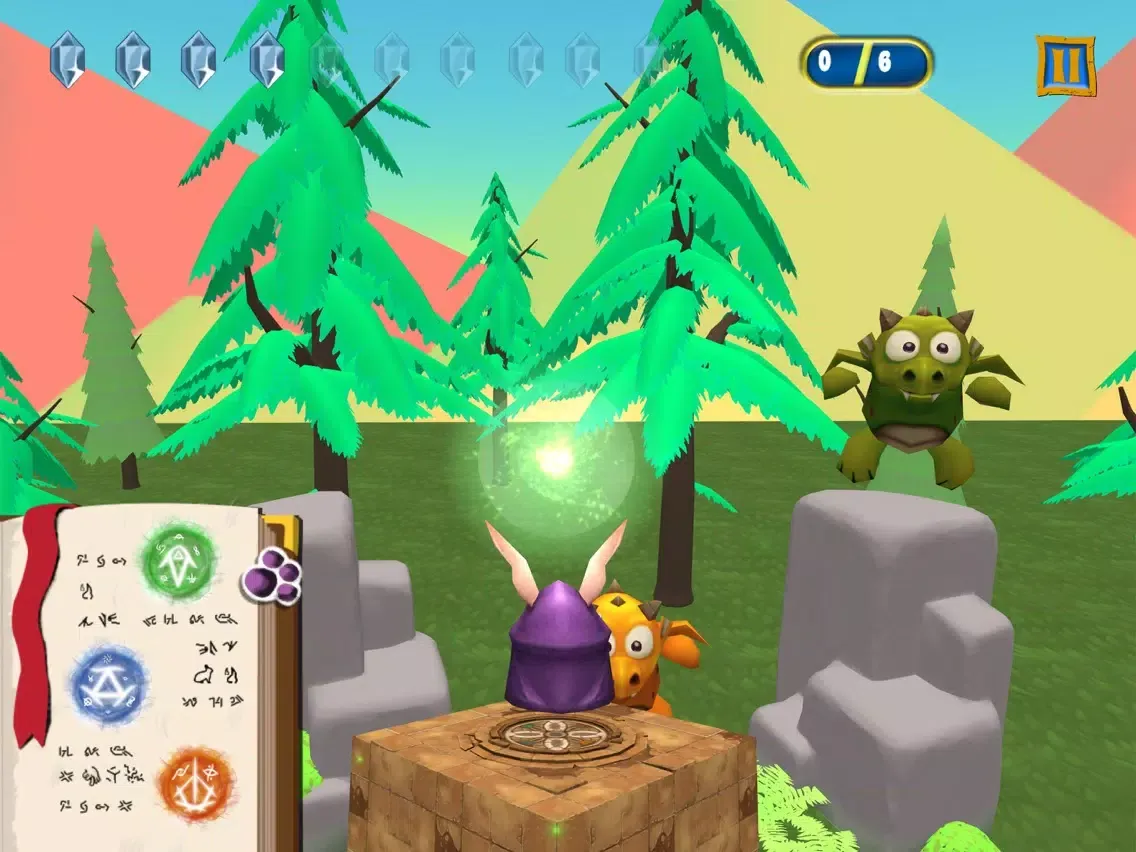 Tangkapan skrin Magic Rabbit vs Dragons iPad 
