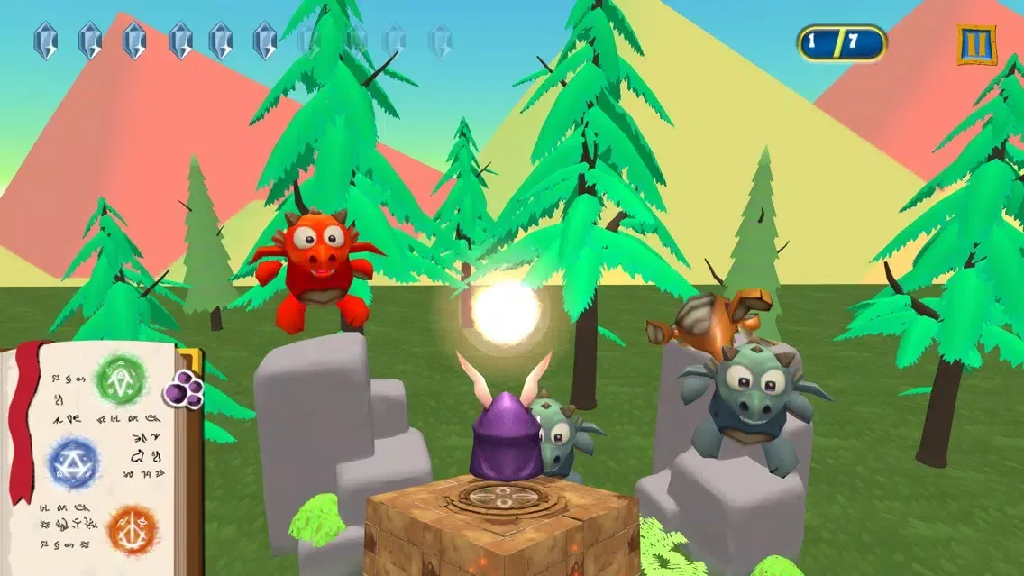 Tangkapan skrin Magic Rabbit vs Dragons