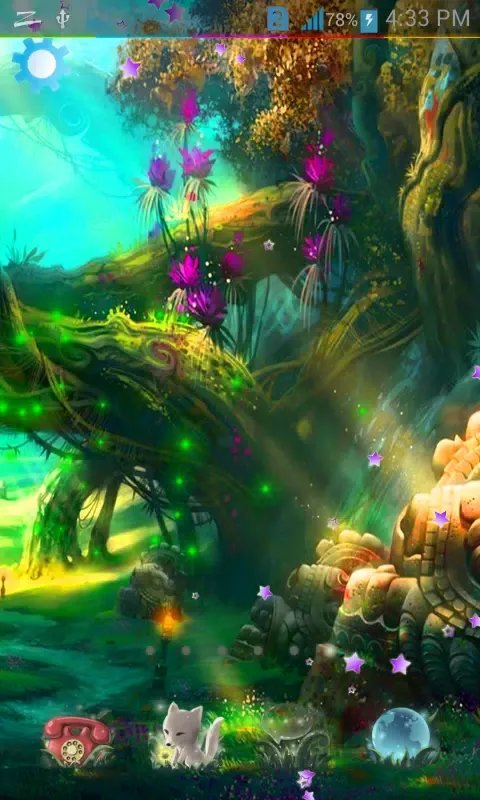 Zrzuty ekranu Touch Magic Live Wallpaper