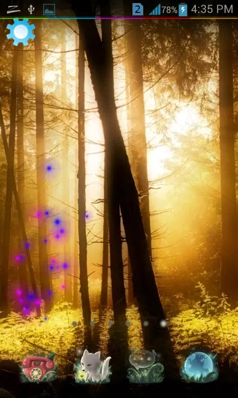 Zrzuty ekranu Touch Magic Live Wallpaper