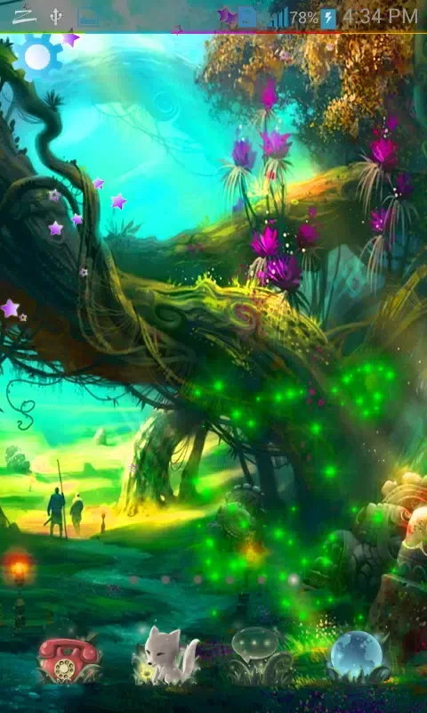 Zrzuty ekranu Touch Magic Live Wallpaper