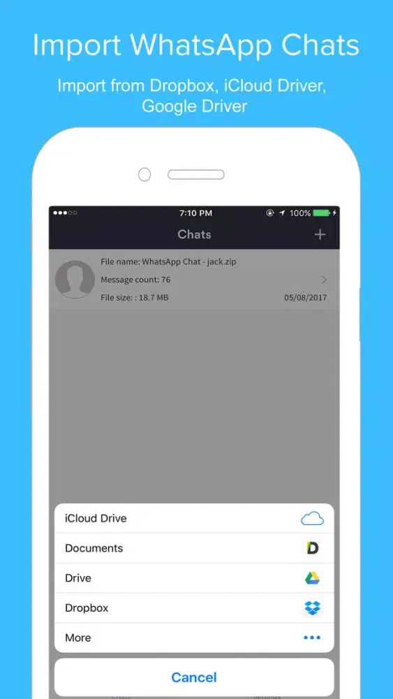 صور Chat Vault - Import Chat Messages & Secure Backup