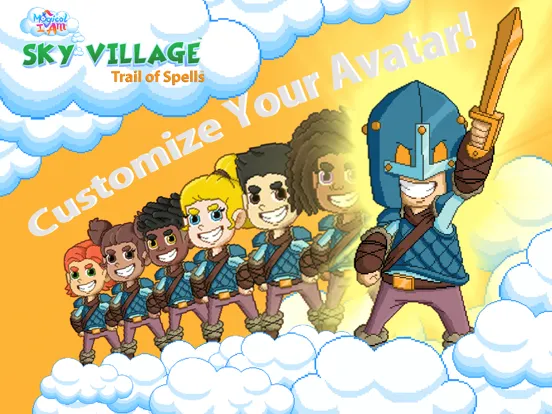 تصاویر SKY VILLAGE - Trail of Spells iPad 