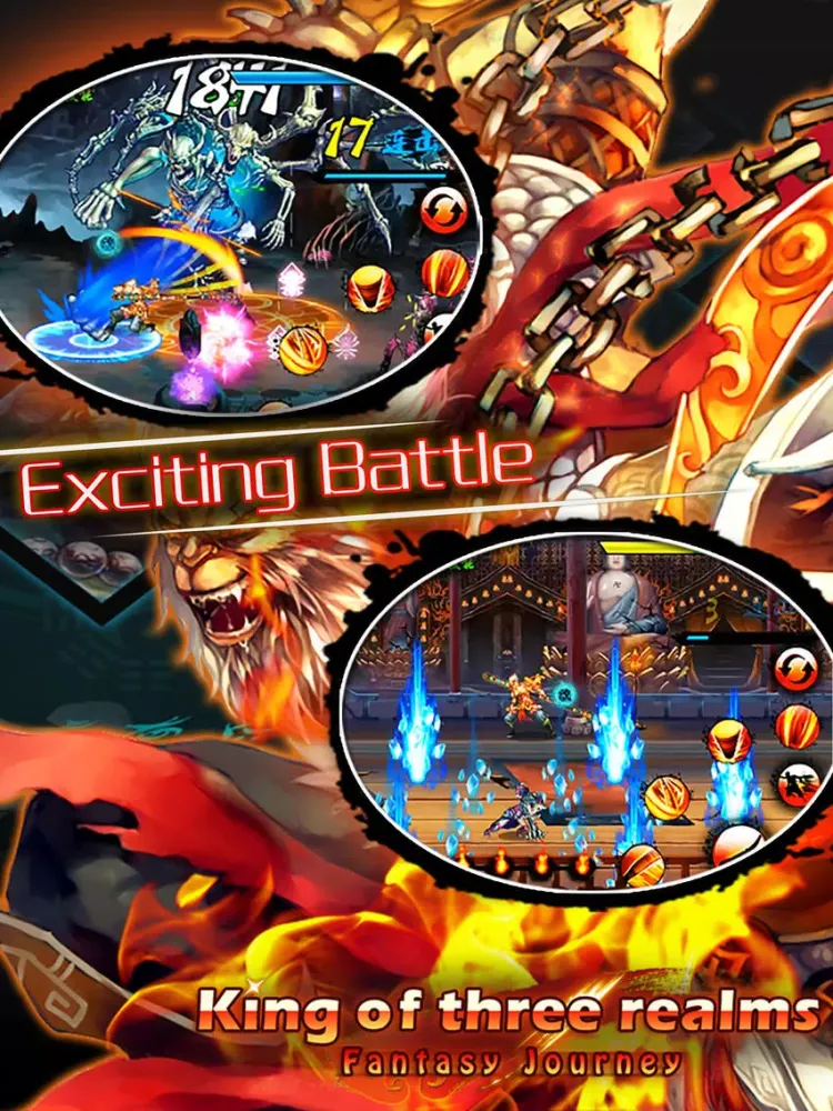 ภาพหน้าจอของ King of three realms_Fantasy Journey iPad 