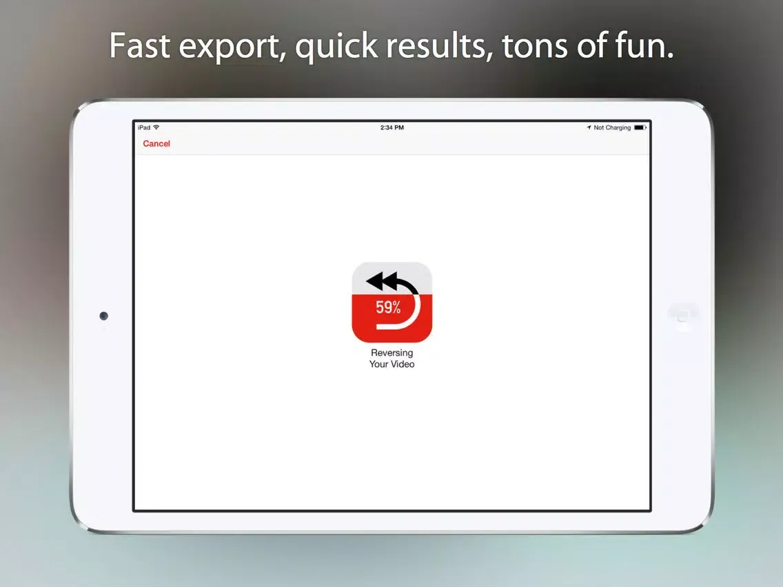 Reverser - Backwards Video Maker with Reverse Cam iPad  스크린샷