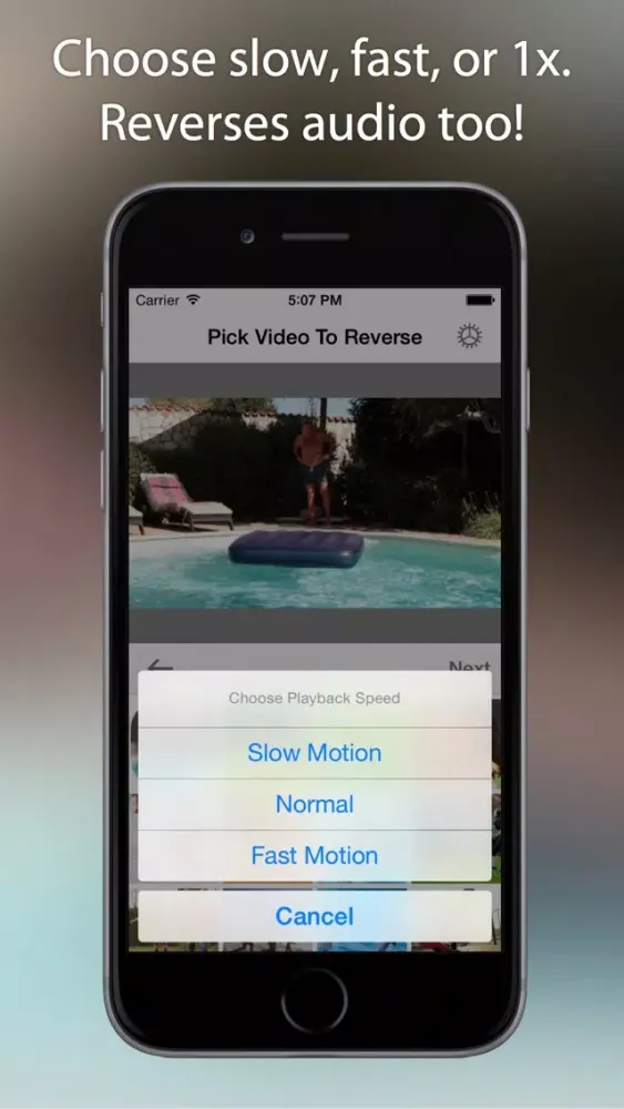 Reverser - Backwards Video Maker with Reverse Cam 스크린샷