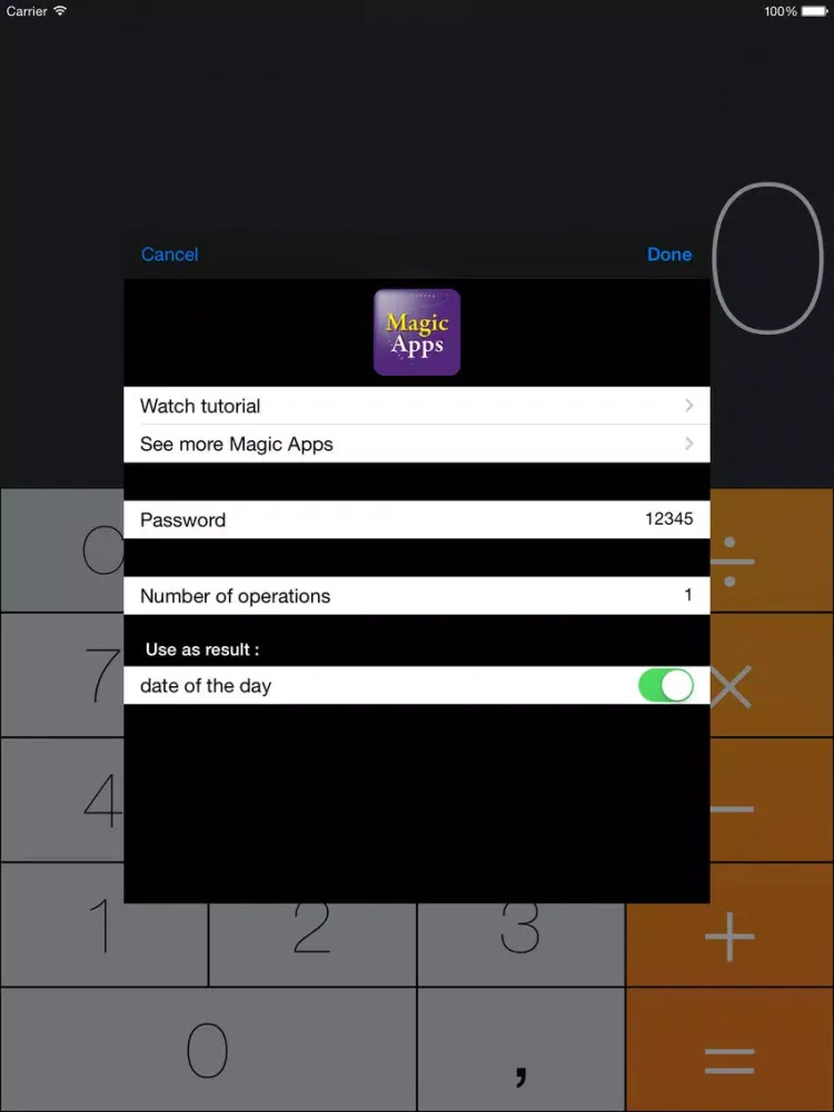 My Calculator: the Cheating calculator for mentalist iPad Ekran Görüntüleri