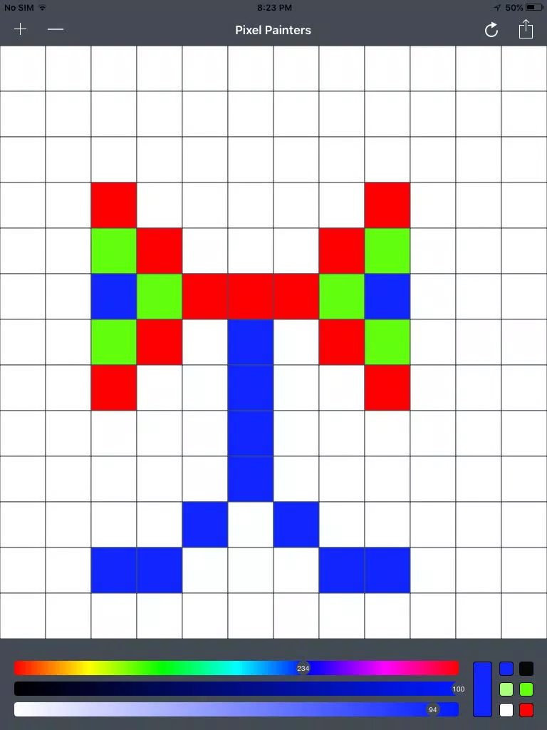 Screenshot di ColorPX - Retro Pixel Drawing Tool iPad 