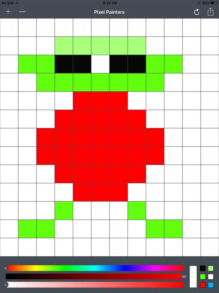Screenshot di ColorPX - Retro Pixel Drawing Tool iPad 