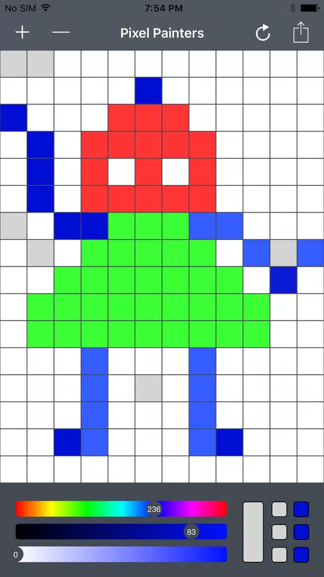 Screenshot di ColorPX - Retro Pixel Drawing Tool