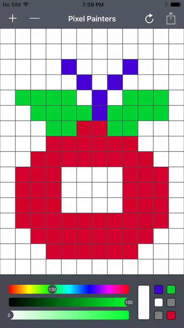 Screenshot di ColorPX - Retro Pixel Drawing Tool