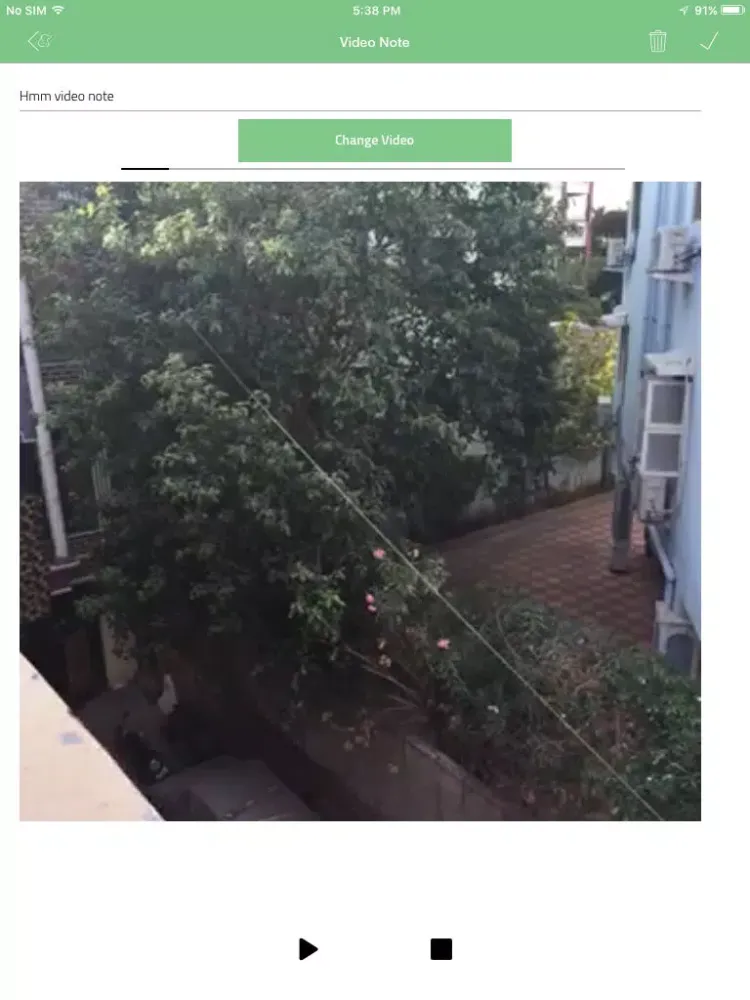 Tangkapan skrin Notes - Text, Audio, Video and Image iPad