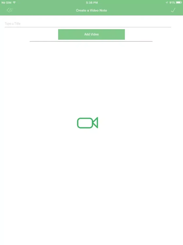 Tangkapan skrin Notes - Text, Audio, Video and Image iPad