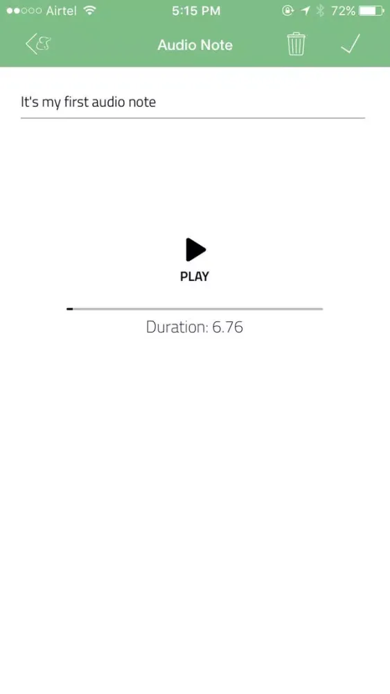 Tangkapan skrin Notes - Text, Audio, Video and Image