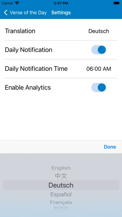 Tangkapan skrin Verse of the Day by Heartlight