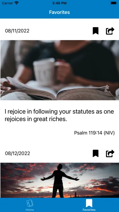 Tangkapan skrin Verse of the Day by Heartlight