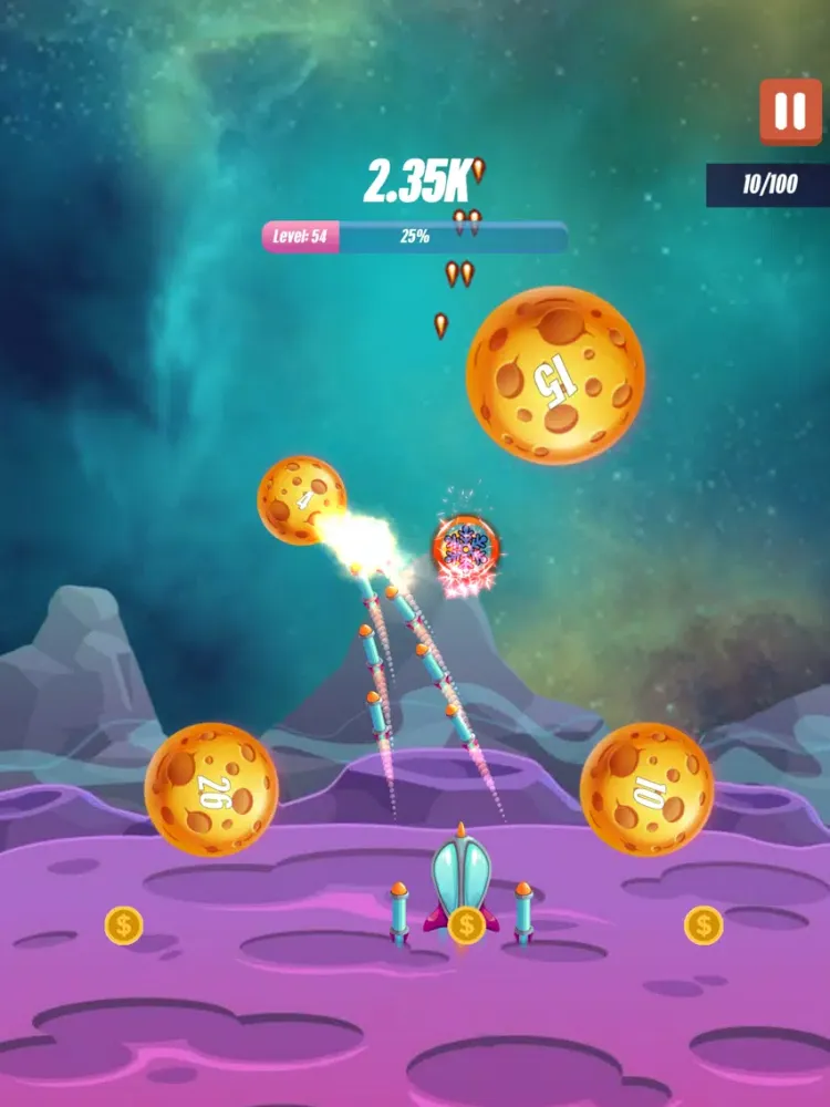 Ảnh chụp màn hình của Ball Planet: Galaxy Adventure iPad 