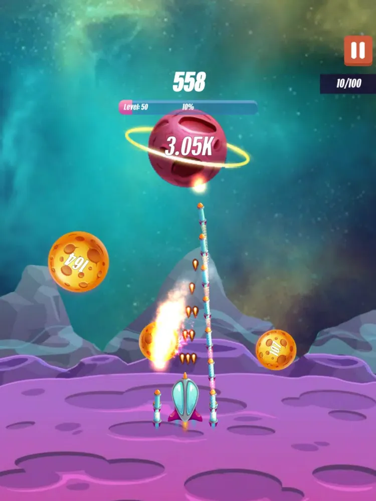 Ảnh chụp màn hình của Ball Planet: Galaxy Adventure iPad 