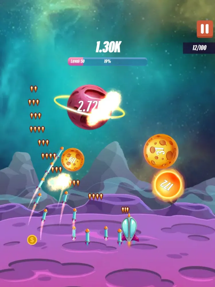 Ảnh chụp màn hình của Ball Planet: Galaxy Adventure iPad 