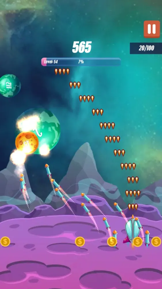 Ảnh chụp màn hình của Ball Planet: Galaxy Adventure