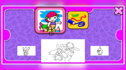 Captures d'écran de Magic Pal Coloring book