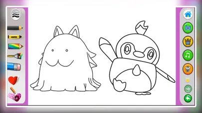 Captures d'écran de Magic Pal Coloring book