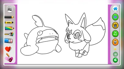Captures d'écran de Magic Pal Coloring book