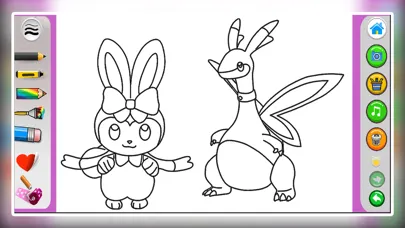 Captures d'écran de Magic Pal Coloring book