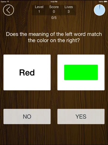 Capturas de pantalla de YES or NO, free game to challenge your brain iPad 