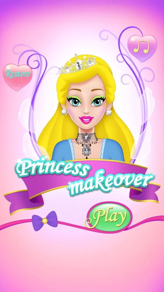 Princess Makeover-Girl's Fairy Tale Ekran Görüntüleri
