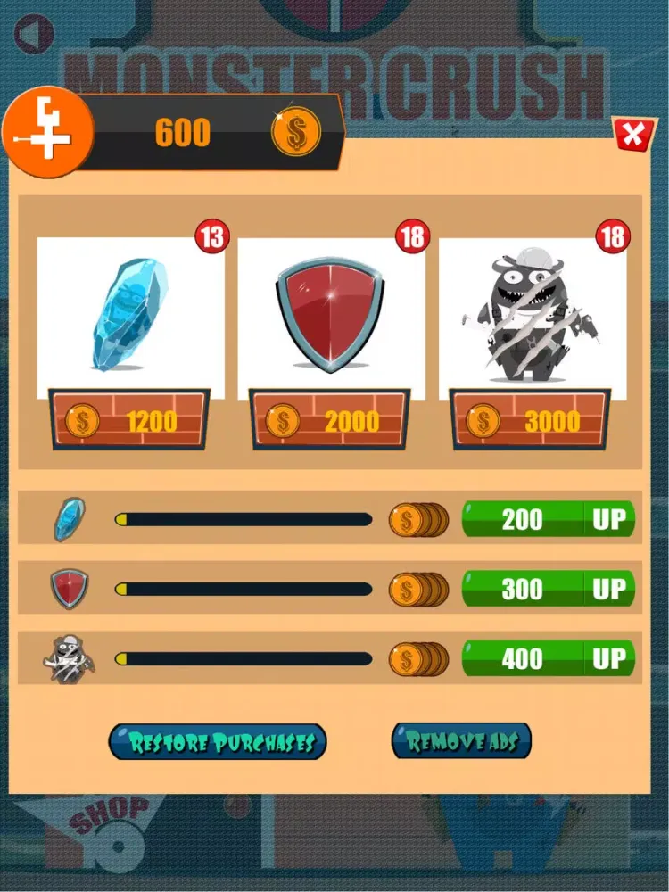 Monster Crash iPad 应用截图