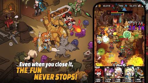 Capturas de pantalla de Loop Dungeon: Idle RPG