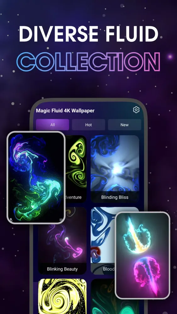 Magic Fluid: Live 4D Wallpaper Screenshots