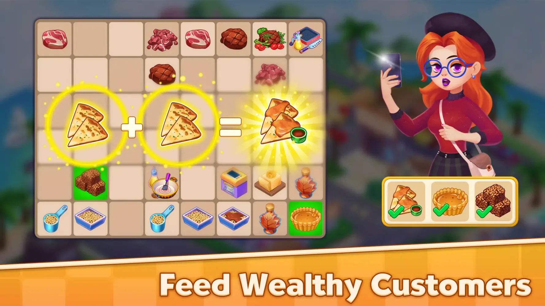 Tangkapan skrin Merge Cooking : Cooking Games