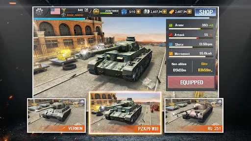Screenshot di Furious Tank: War of Worlds