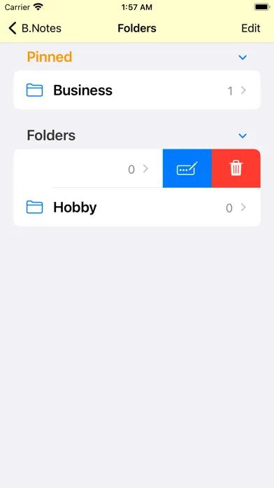 B.Notes／Chat-style Notepad Ekran Görüntüleri