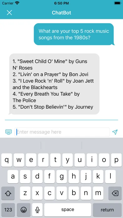 Zrzuty ekranu ChatBot for Prompt Engineering