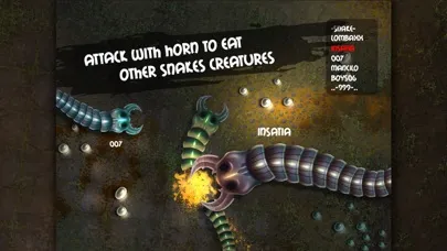 Capturas de tela do Insatiable.io - Snakes