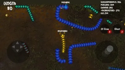 Capturas de tela do Insatiable.io - Snakes
