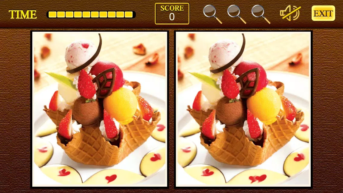 Tangkapan skrin Find the differences Sweet Shop - Sweet Candy Shop + Cupcakes Birthday Deserts Photo Difference Edition Free Game