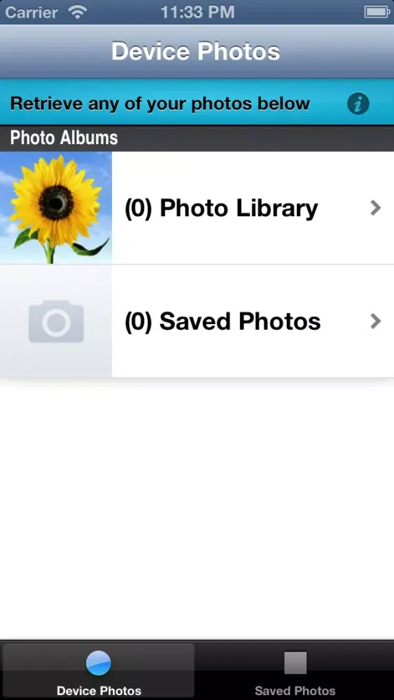 Tangkapan layar Save Photos