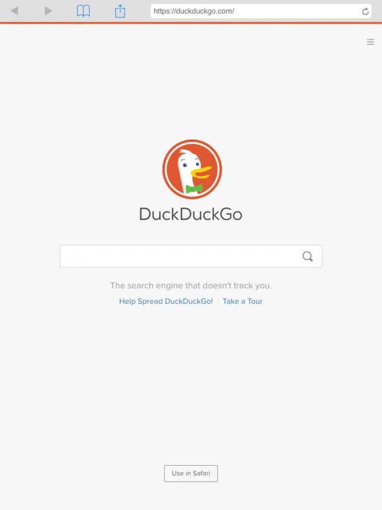 ภาพหน้าจอของ Faux Browser iPad 