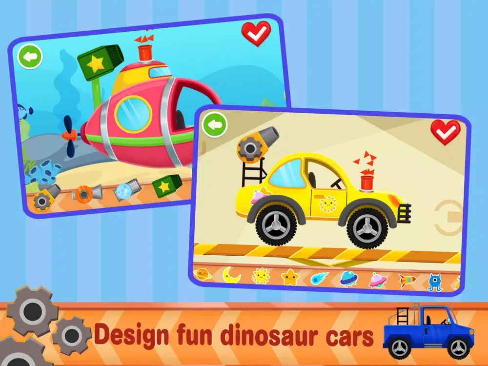 Screenshot di Dinosaur Park Car Racing Game iPad 